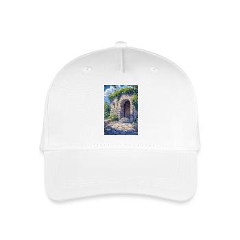 Blumiges Haus - Kinder Bio Basecap - Weiß - Vorne