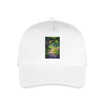 Illustration of a Forest Landscape - Casquette de baseball bio Enfant - blanc - Devant