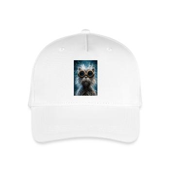Steampunk Cat Goggles - Organic Kids’ Baseball Cap - white - Front