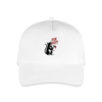 Graffiti Cat Fix Society - Organic Kids’ Baseball Cap - white - Front
