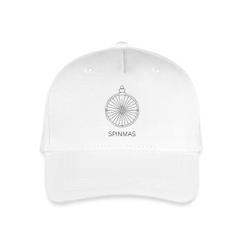 Spinmas Rad Ornament - Kinder Bio Basecap - Weiß - Vorne