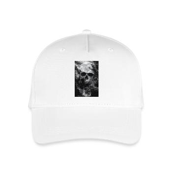 Horror Portrait Skull - Organic Kids’ Baseball Cap - white - Front