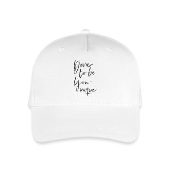 Dare to be younique - Organic Kids’ Baseball Cap - white - Front