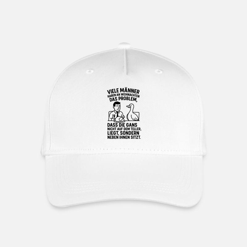 Blague sur les hommes de Noël à l’oie - Casquette de baseball bio Enfant - blanc
