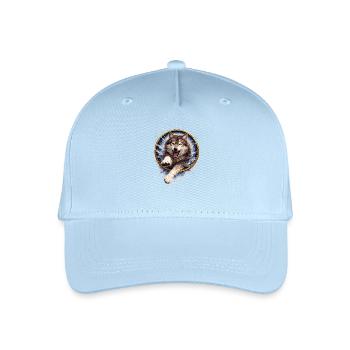 Wolfsring Spritzangriff - Kinder Bio Basecap - Hellblau - Vorne