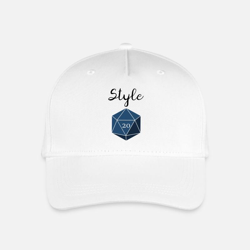 Contrôle de style d20 - Casquette de baseball bio Enfant - blanc