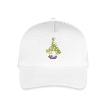 Fantasy mushroom - Organic Kids’ Baseball Cap - white - Front