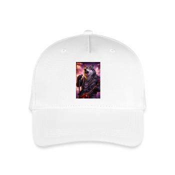 RockyZoo5 - Organic Kids’ Baseball Cap - white - Front