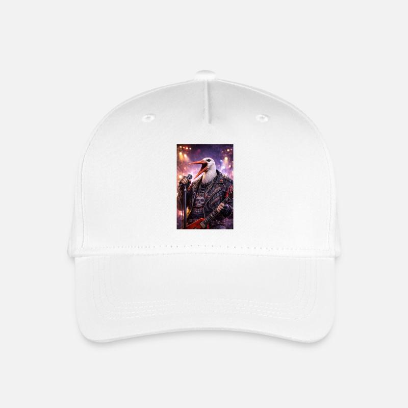 RockyZoo44 - Kinder Bio Basecap - Weiß