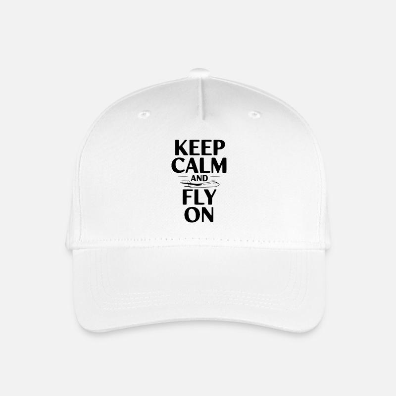 Reste calme et continue - Casquette de baseball bio Enfant - blanc