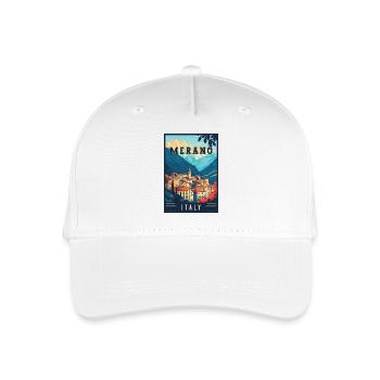Entdecken Sie das atemberaubende Merano in Italien - Kinder Bio Basecap - Weiß - Vorne