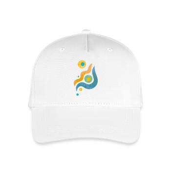 Yoga design_44 - Casquette de baseball bio Enfant - blanc - Devant