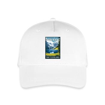 Erleben Sie das alpine Juwel Oeschinensee in der Schweiz - Kinder Bio Basecap - Weiß - Vorne