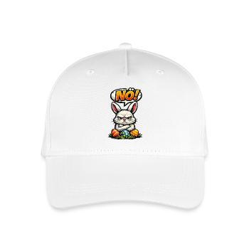NÖ Hase Ostern Geschenk - Kinder Bio Basecap - Weiß - Vorne