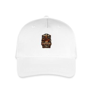 Trust Me I'm a Carpenter - Organic Kids’ Baseball Cap - white - Front