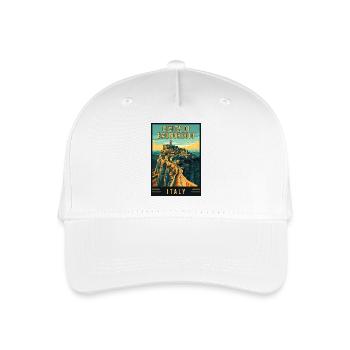 Explore sights of Civita di Bagnoregio in Italy - Organic Kids’ Baseball Cap - white - Front