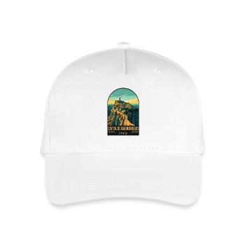 Experience sights of Civita di Bagnoregio in Italy - Organic Kids’ Baseball Cap - white - Front