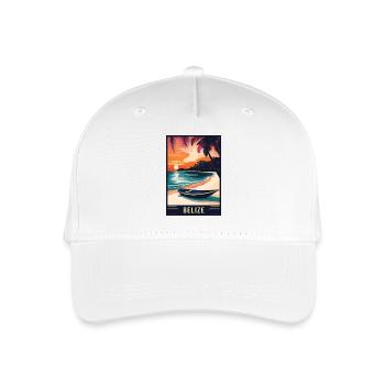 Découvrez le paradis tropical du Belize - Casquette de baseball bio Enfant - blanc - Devant