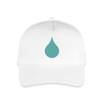 Goutte d’eau - Goutte de pluie - Casquette de baseball bio Enfant - blanc - Devant
