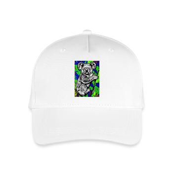 Koala - Kinder Bio Basecap - Weiß - Vorne
