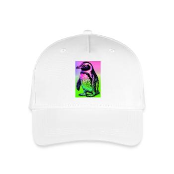 penguin - Organic Kids’ Baseball Cap - white - Front