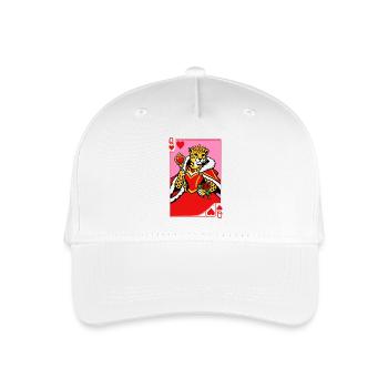 Herz-Königin Leo - weirdpeoplelovethis. - Kinder Bio Basecap - Weiß - Vorne