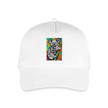 Koala - Kinder Bio Basecap - Weiß - Vorne