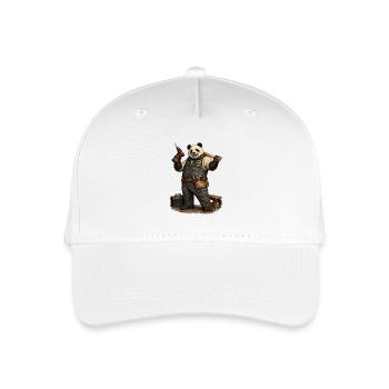 Artisan Dad Panda Tournevis sans fil drôle - Casquette de baseball bio Enfant - blanc - Devant