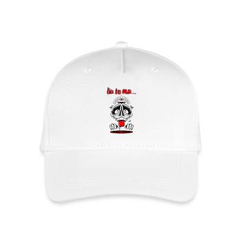 Mysterious skull with triangle - Organic Kids’ Baseball Cap - white - Front