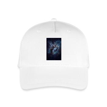 Spiked Nebula Crown - Organic Kids’ Baseball Cap - white - Front