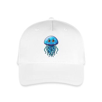 Jellyfish - Organic Kids’ Baseball Cap - white - Front
