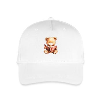 Bear class Bear - Organic Kids’ Baseball Cap - white - Front