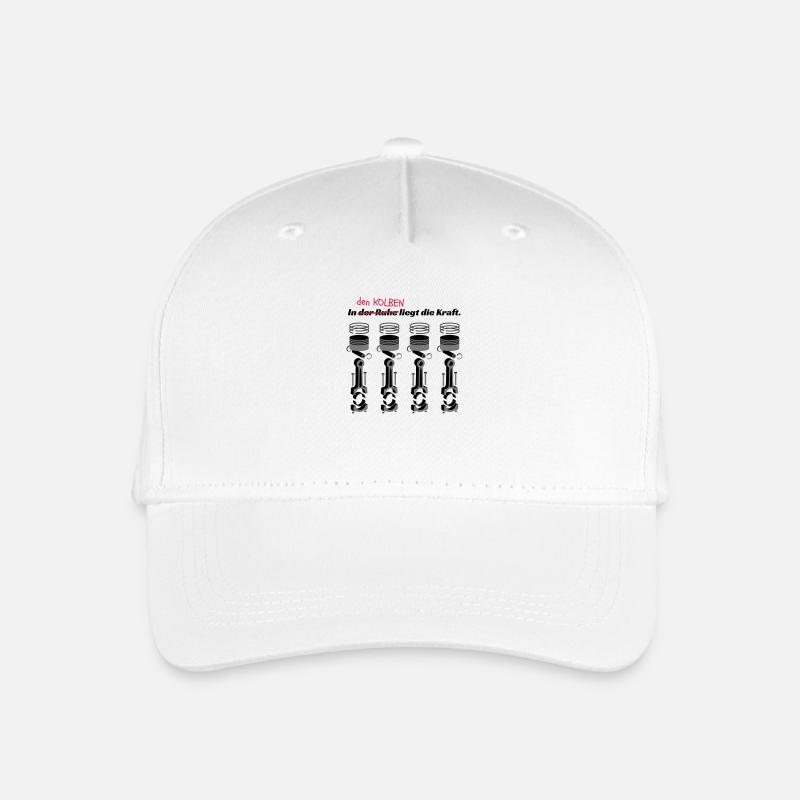 In den Kolben liegt die.. - Kinder Bio Basecap - Weiß