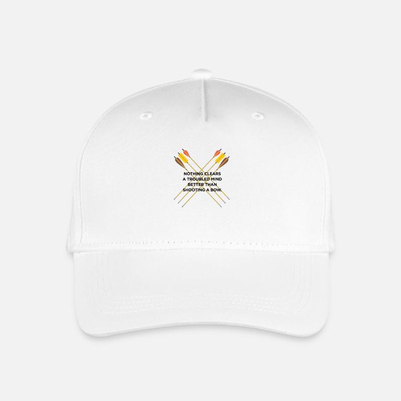 Rien n'aura plus d' troublé que le tir à l'arc - Casquette de baseball bio Enfant - blanc