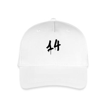 Tag : 14 - Casquette de baseball bio Enfant - blanc - Devant