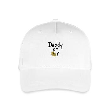 Daddy oder Chips? - Kinder Bio Basecap - Weiß - Vorne