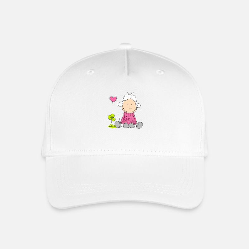 Sheep in Sweater - Kinder Bio Basecap - Weiß