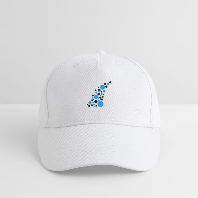 Points de Circle pattern design Casquette de baseball bio Enfant