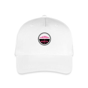 Super oma 111 - Kinder Bio Basecap - Weiß - Vorne