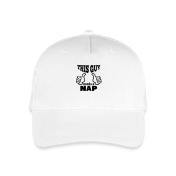 this guy - Organic Kids’ Baseball Cap - white - Front