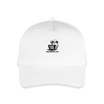 D’abord le café, puis tout le reste - Casquette de baseball bio Enfant - blanc - Devant