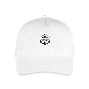 Ich bin nicht stur, ich bin nur sehr entschlossen. - Kinder Bio Basecap - Weiß - Vorne