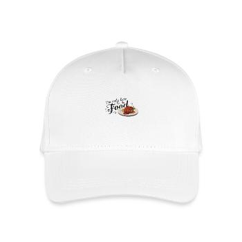 Je ne suis ici que pour la nourriture. - Casquette de baseball bio Enfant - blanc - Devant