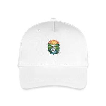 Make the most of every day - Organic Kids’ Baseball Cap - white - Front