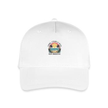 Sun, beach and sea - my elixir of life - Organic Kids’ Baseball Cap - white - Front