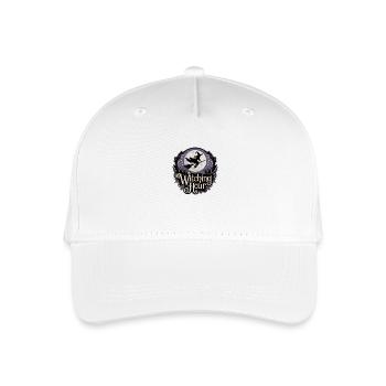Witch at Full Moon – Witching Hour - Organic Kids’ Baseball Cap - white - Front