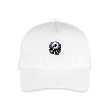 Witch at Full Moon – Witching Hour - Organic Kids’ Baseball Cap - white - Front