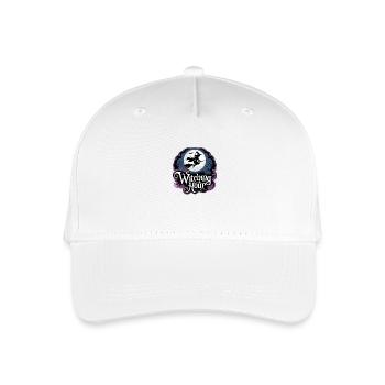 Witch at Full Moon – Witching Hour - Organic Kids’ Baseball Cap - white - Front