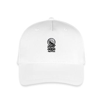 Full Moon – Howl at the Moon - Organic Kids’ Baseball Cap - white - Front