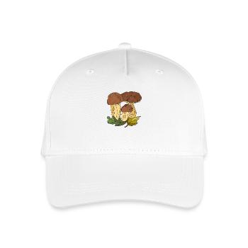 Pilze - Kinder Bio Basecap - Weiß - Vorne
